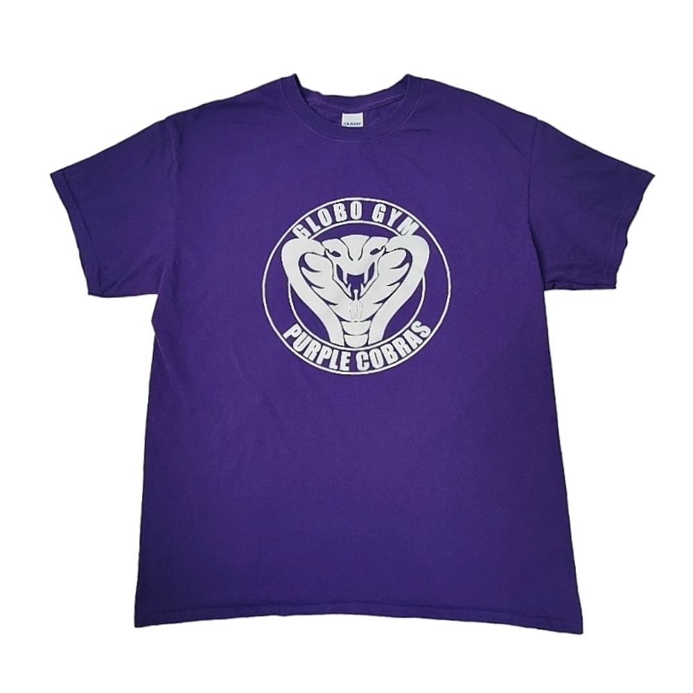 SOLD - "Dodgeball" Movie Globo Gym Purple Cobras Short Sleeve Unisex T-Shirt